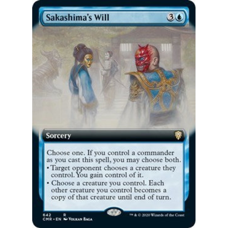 Sakashima's Will (Extended Art) [Commander Legends]