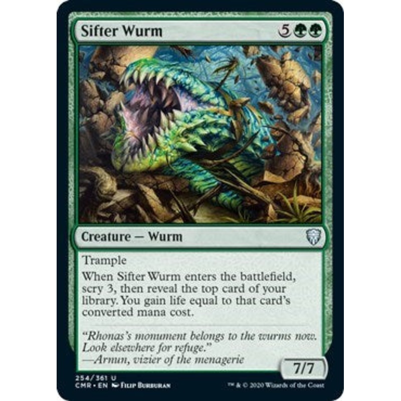 Sifter Wurm [Commander Legends]