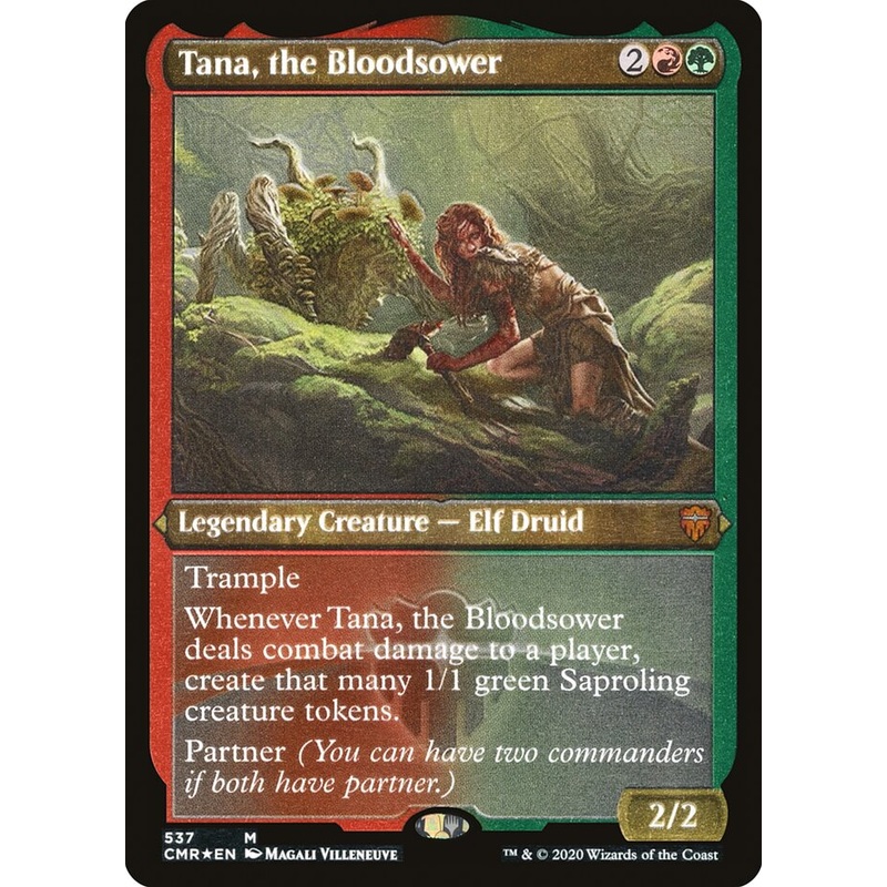 Tana, the Bloodsower (Etched) [Commander Legends]