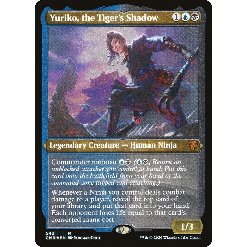 Yuriko, the Tiger's Shadow (Etched) [Commander Legends]