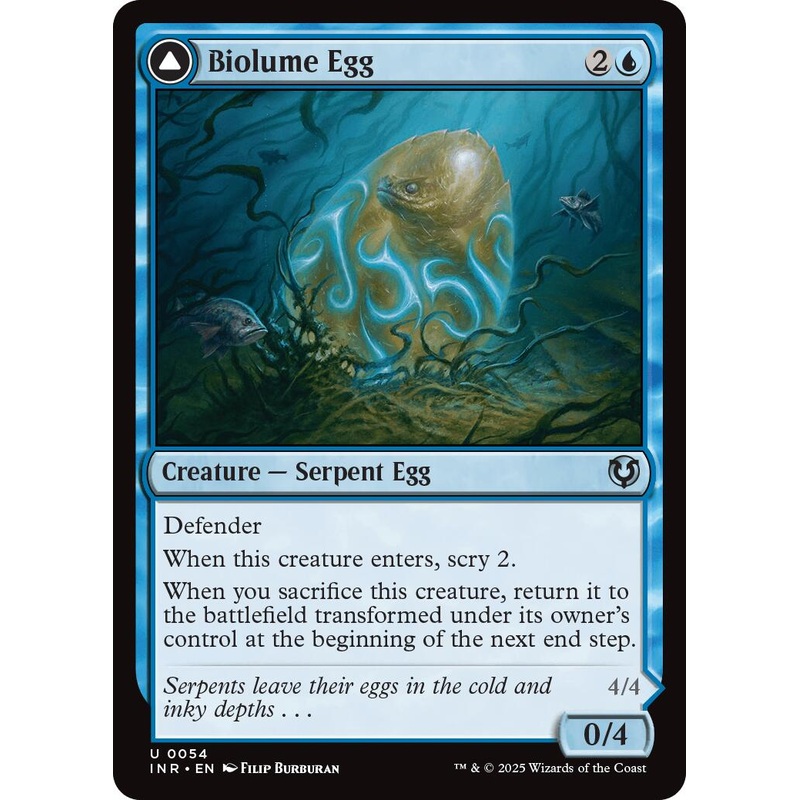 Biolume Egg // Biolume Serpent [Innistrad Remastered]