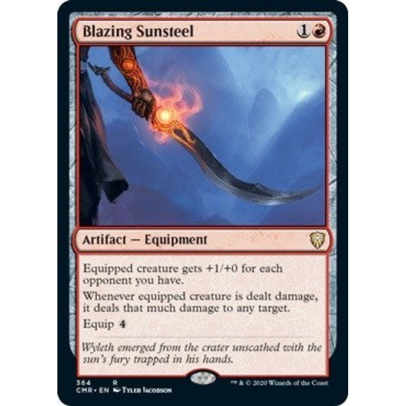 Blazing Sunsteel [Commander Legends]