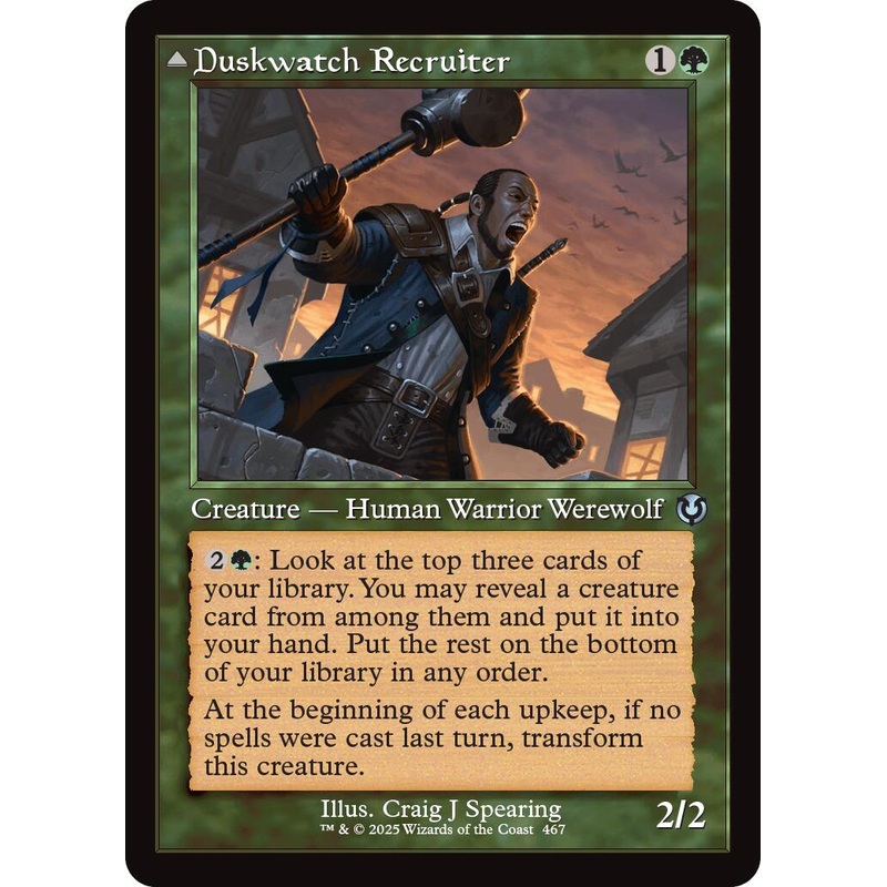 Duskwatch Recruiter // Krallenhorde Howler (Retro Frame) [Innistrad Remastered]