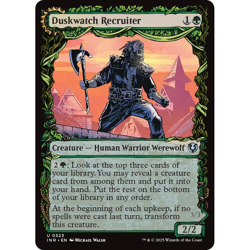 Duskwatch Recruiter // Krallenhorde Howler (Showcase) [Innistrad Remastered]