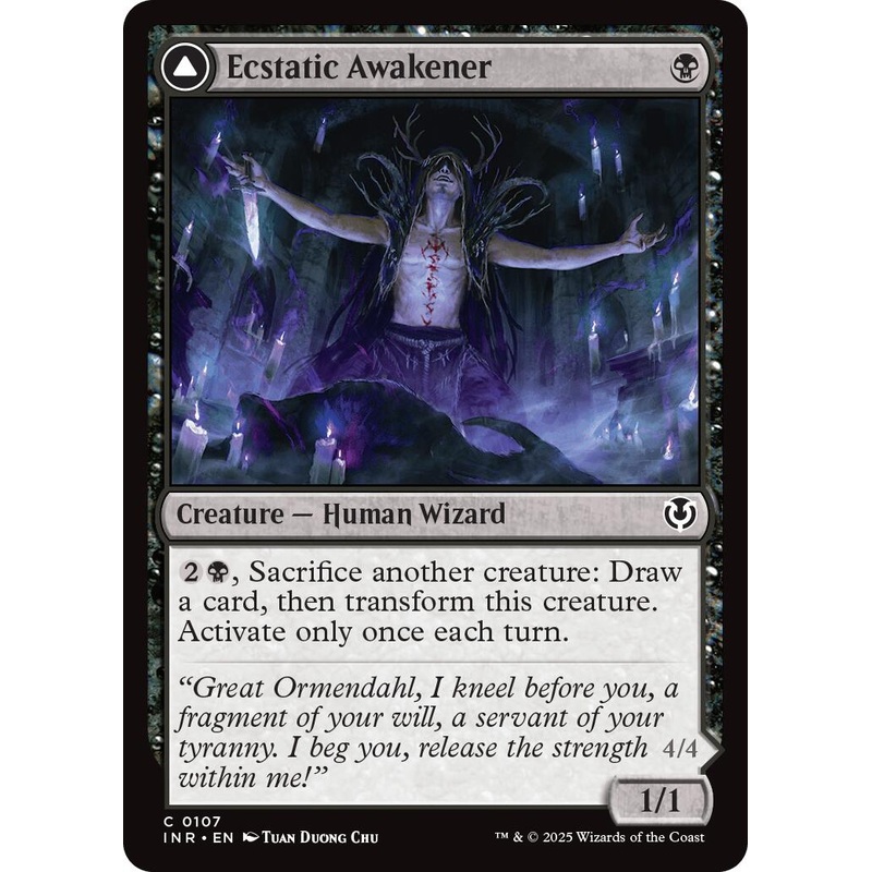 Ecstatic Awakener // Awoken Demon [Innistrad Remastered]