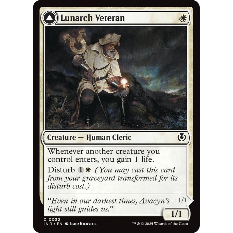 Lunarch Veteran // Luminous Phantom [Innistrad Remastered]