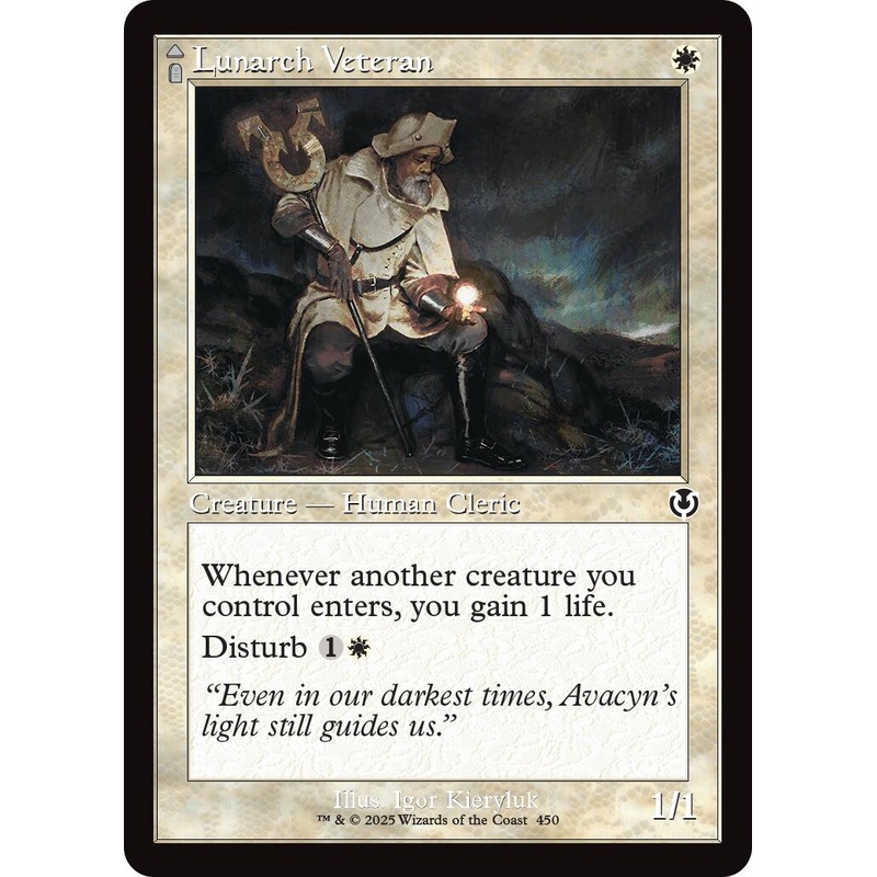 Lunarch Veteran // Luminous Phantom (Retro Frame) [Innistrad Remastered]