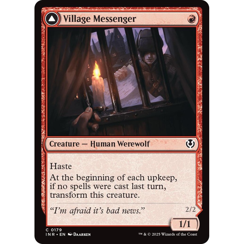 Village Messenger // Moonrise Intruder [Innistrad Remastered]