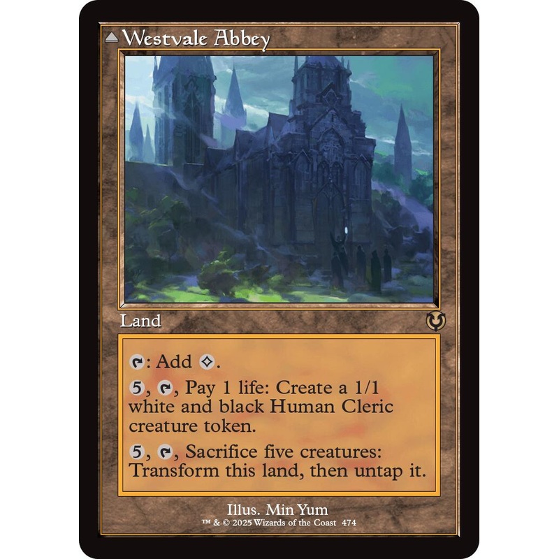 Westvale Abbey // Ormendahl, Profane Prince (Retro Frame) [Innistrad Remastered]