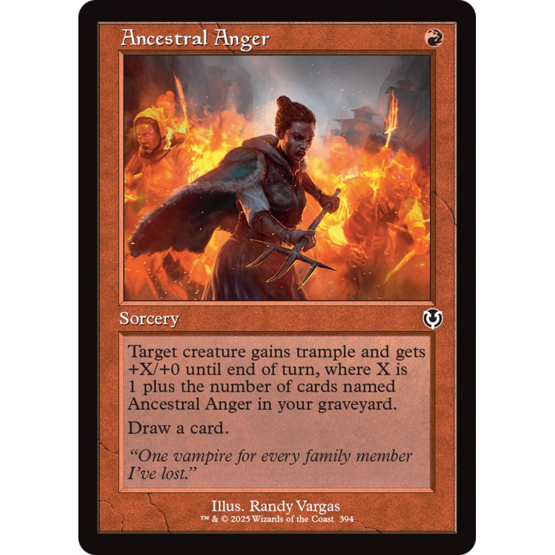 Ancestral Anger (Retro Frame) [Innistrad Remastered]