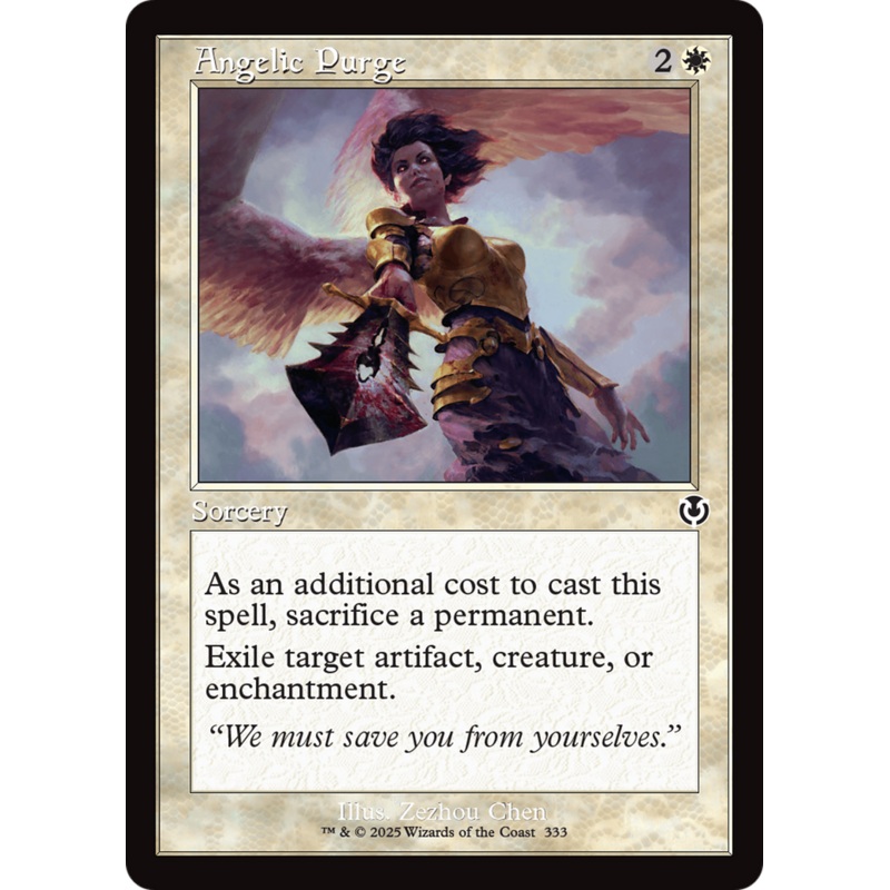 Angelic Purge (Retro Frame) [Innistrad Remastered]