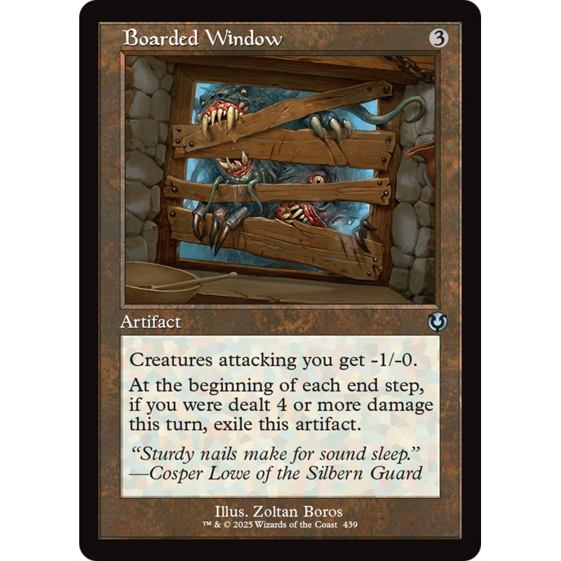 Boarded Window (Retro Frame) [Innistrad Remastered]