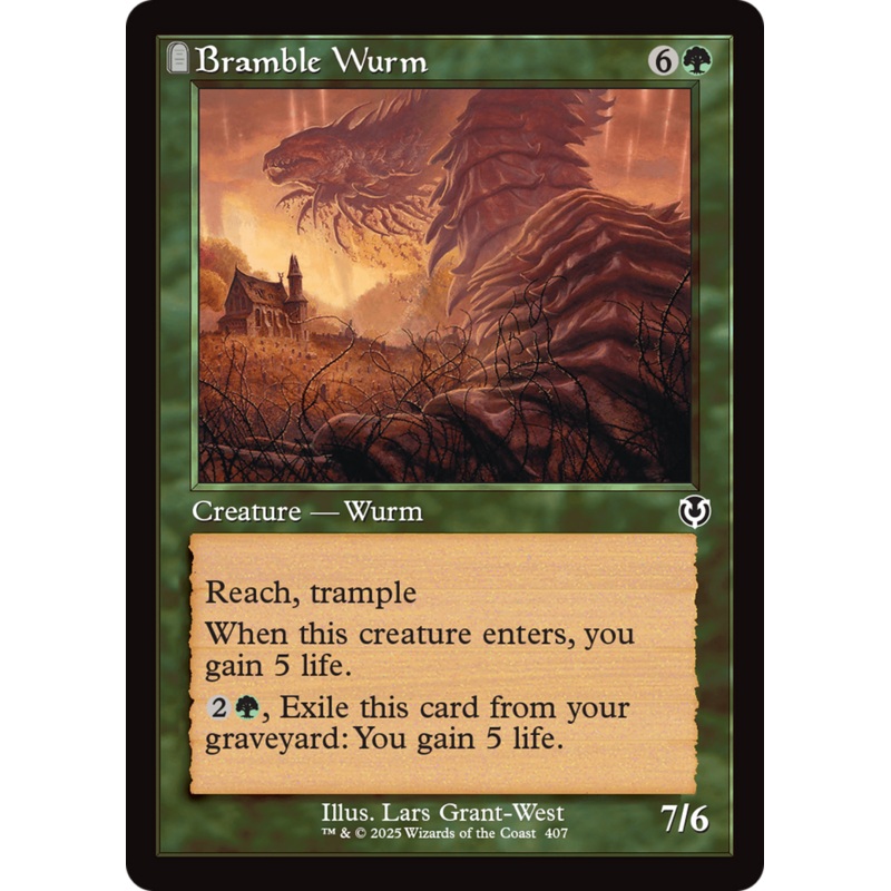 Bramble Wurm (Retro Frame) [Innistrad Remastered]
