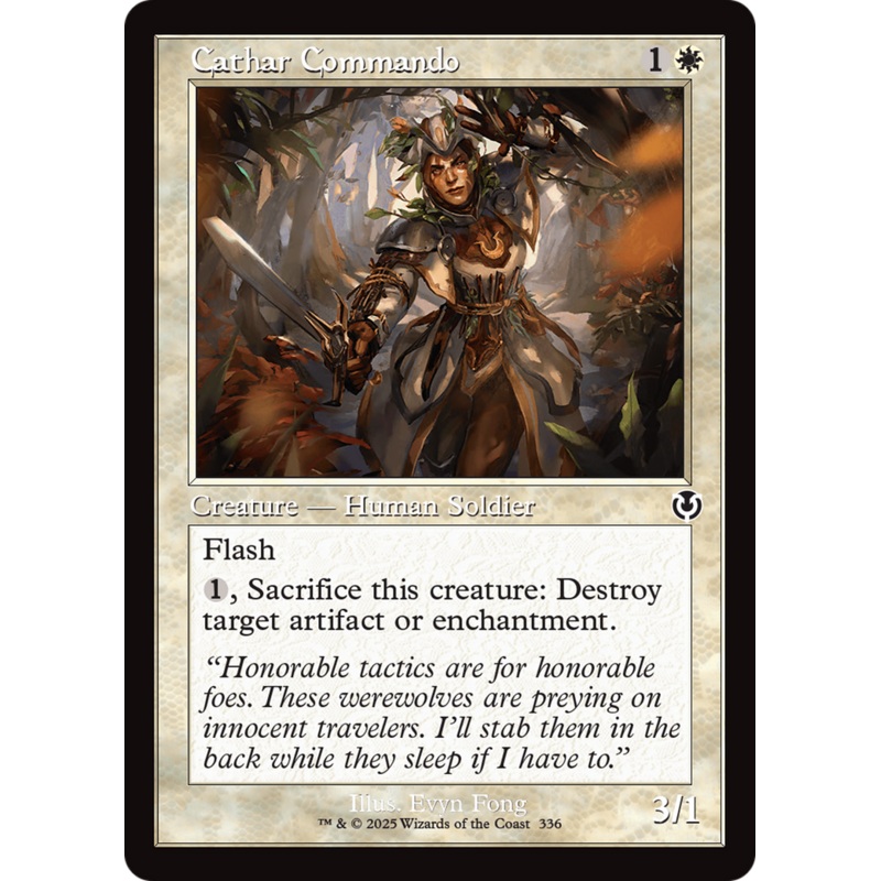Cathar Commando (Retro Frame) [Innistrad Remastered]