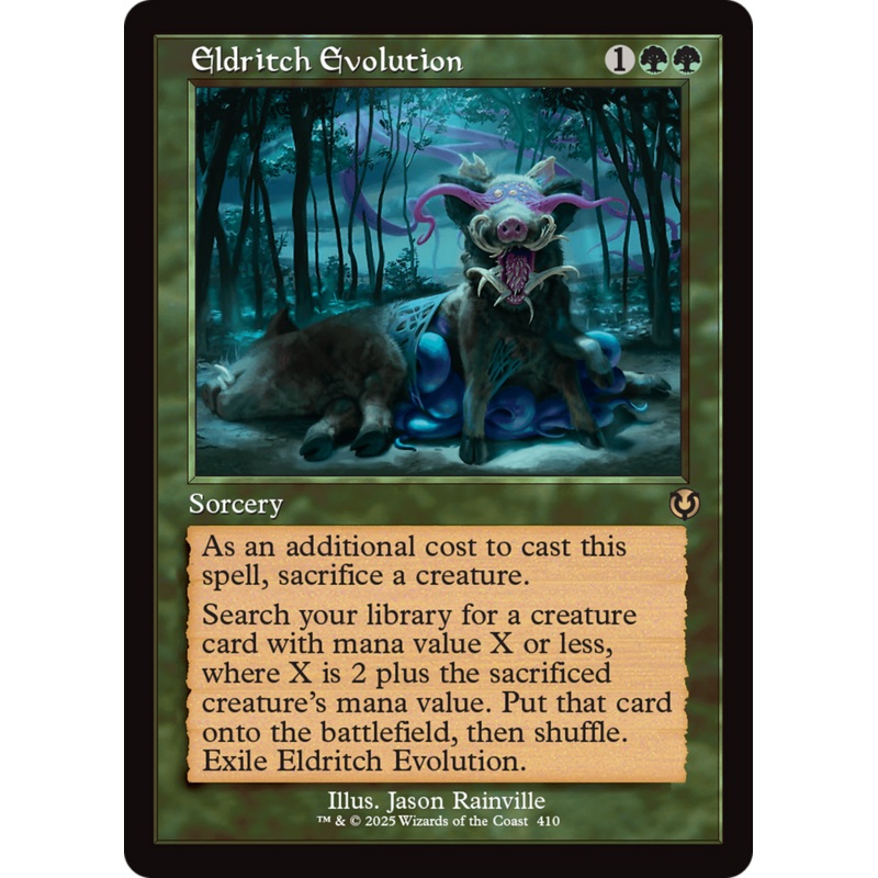 Eldritch Evolution (Retro Frame) [Innistrad Remastered]
