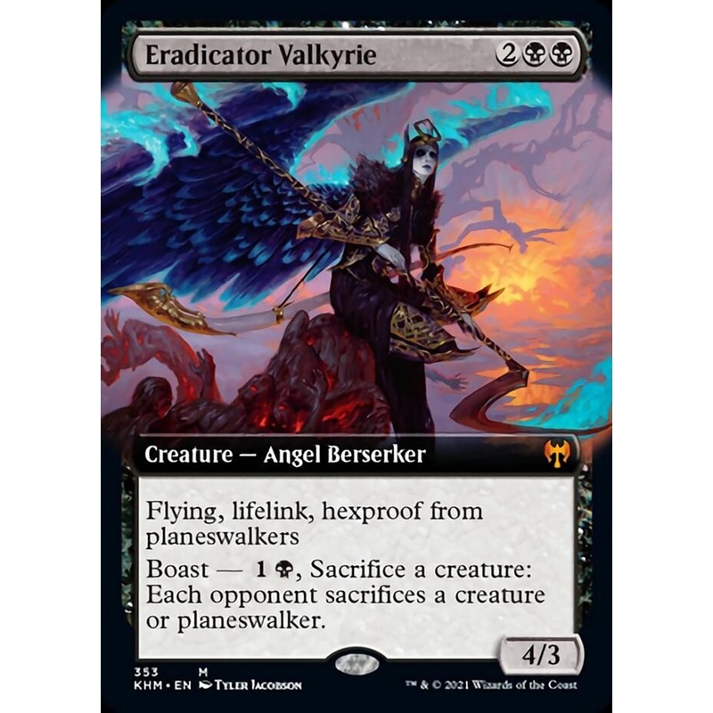 Eradicator Valkyrie (Extended Art) [Kaldheim]
