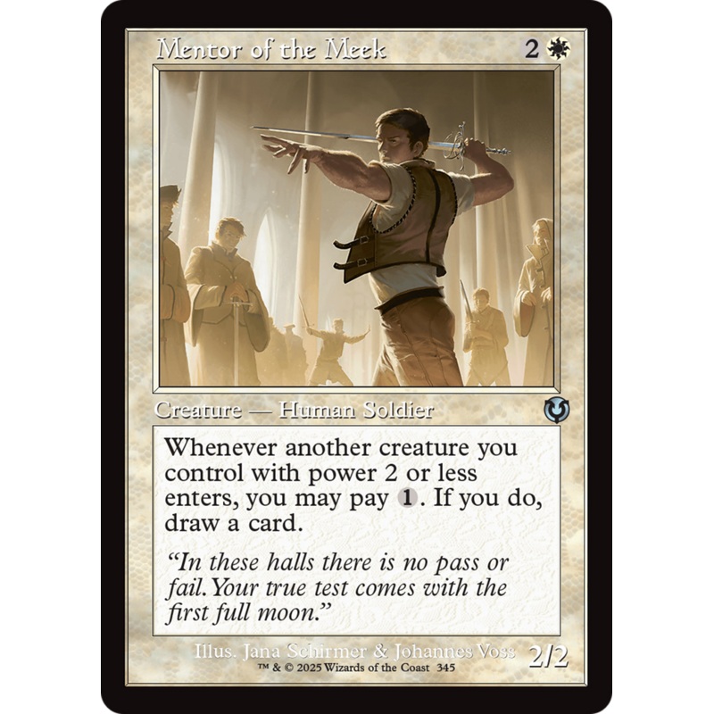 Mentor of the Meek (Retro Frame) [Innistrad Remastered]