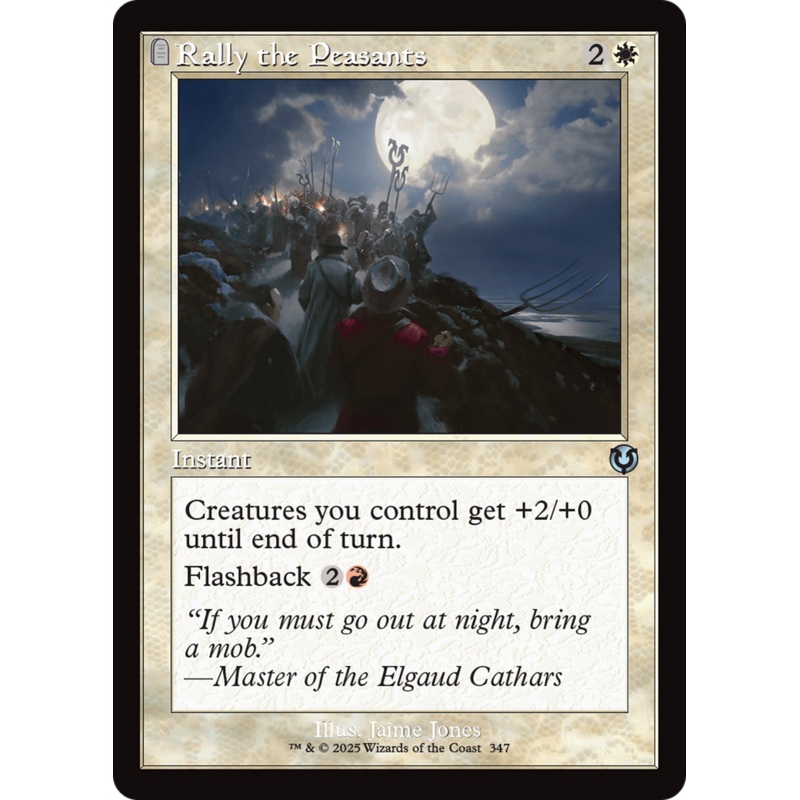 Rally the Peasants (Retro Frame) [Innistrad Remastered]