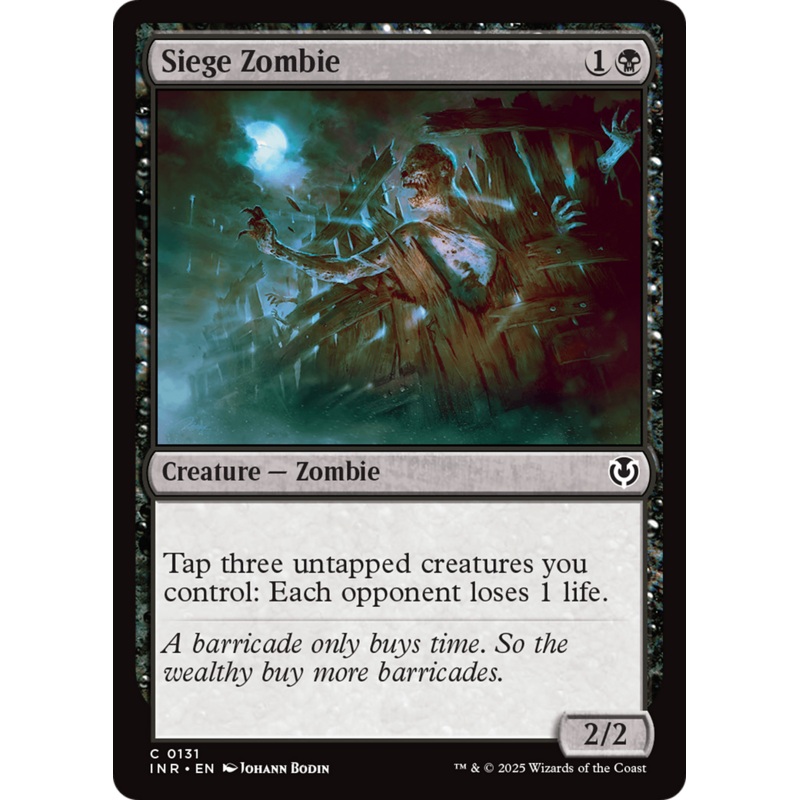 Siege Zombie [Innistrad Remastered]
