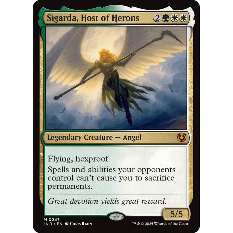 Sigarda, Host of Herons (Retro Frame) [Innistrad Remastered]