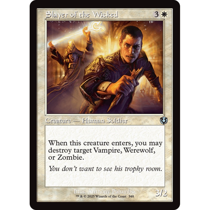 Slayer of the Wicked (Retro Frame) [Innistrad Remastered]
