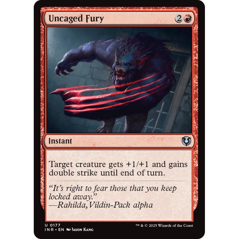 Uncaged Fury [Innistrad Remastered]