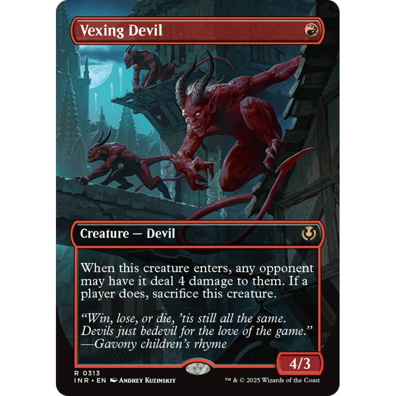 Vexing Devil (Borderless) [Innistrad Remastered]