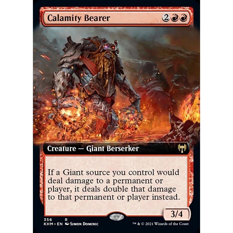 Calamity Bearer (Extended Art) [Kaldheim]