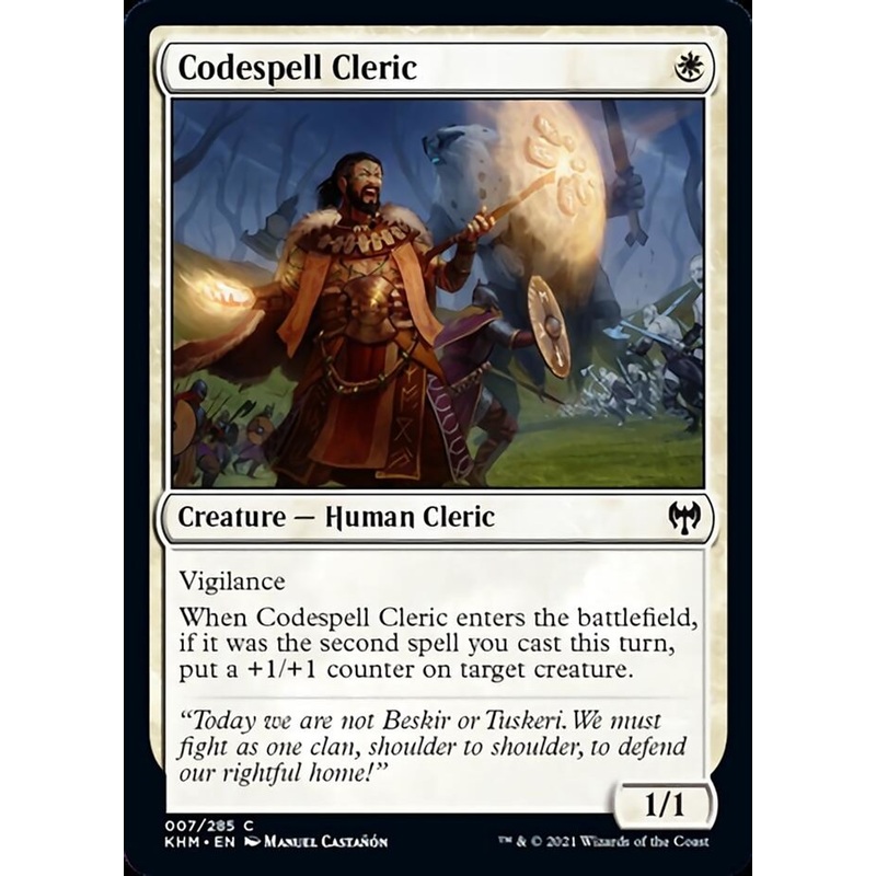 Codespell Cleric [Kaldheim]