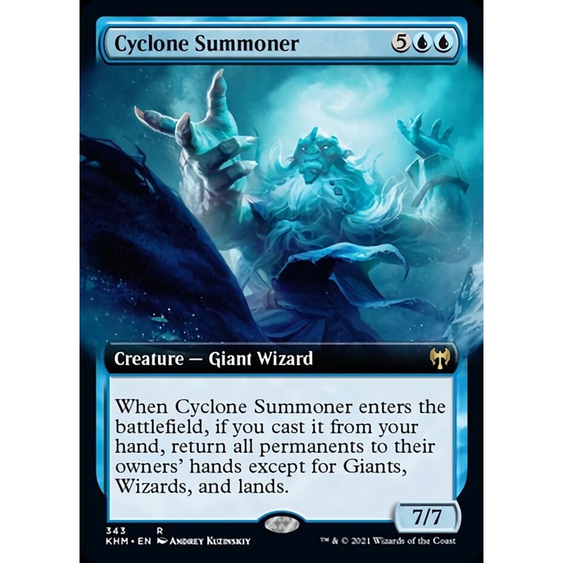 Cyclone Summoner (Extended Art) [Kaldheim]