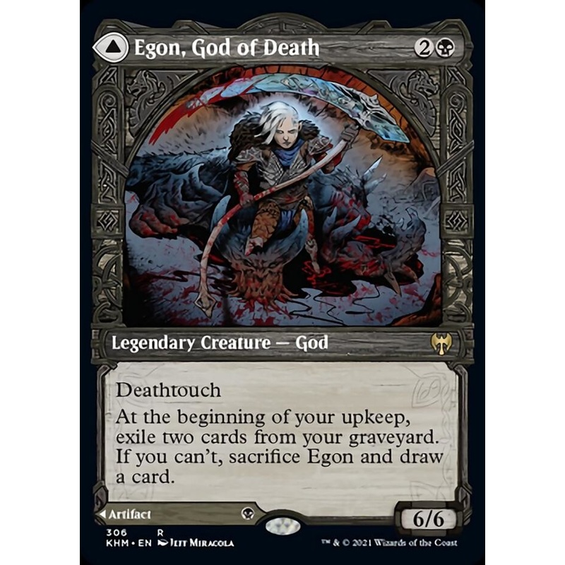 Egon, God of Death // Throne of Death (Showcase) [Kaldheim]