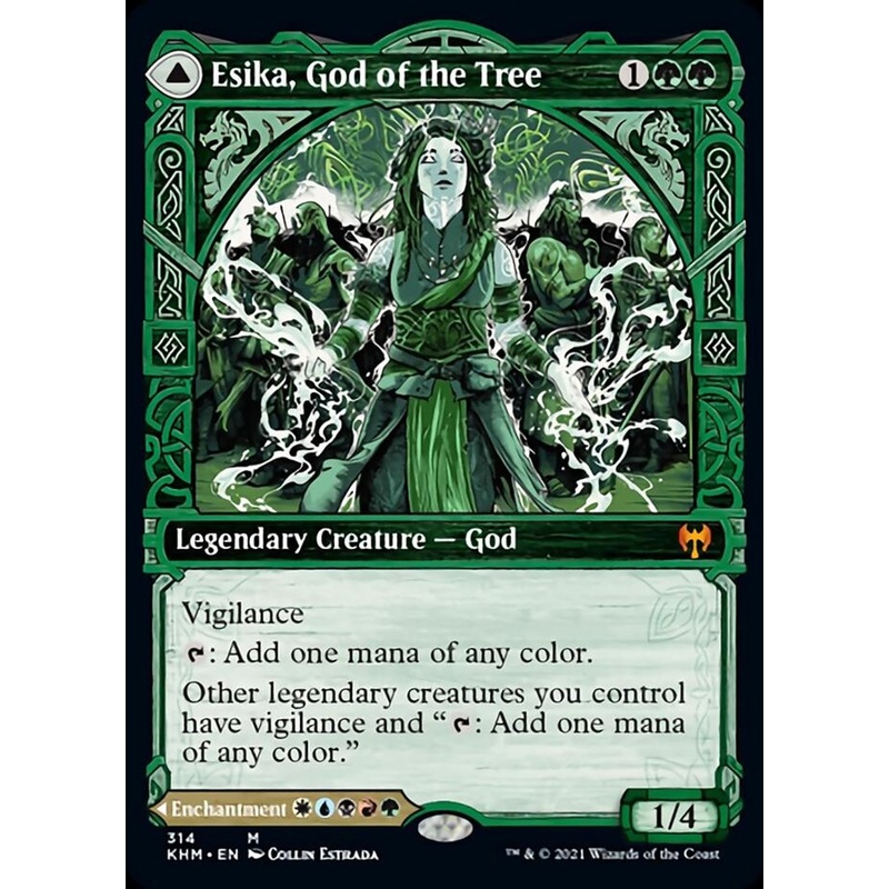 Esika, God of the Tree // The Prismatic Bridge (Showcase) [Kaldheim]
