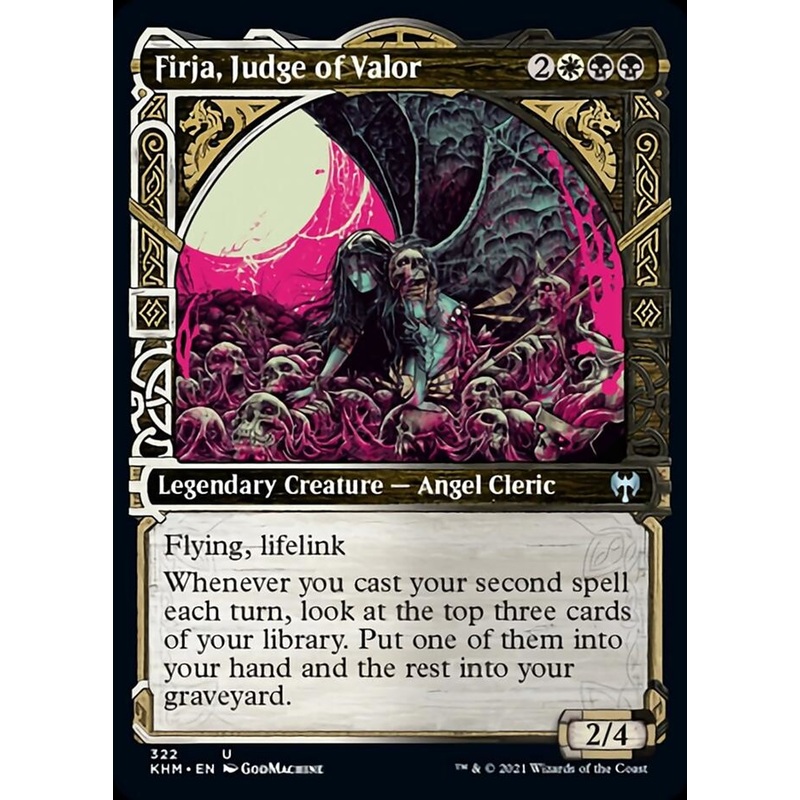 Firja, Judge of Valor (Showcase) [Kaldheim]