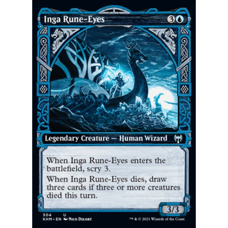Inga Rune-Eyes (Showcase) [Kaldheim]
