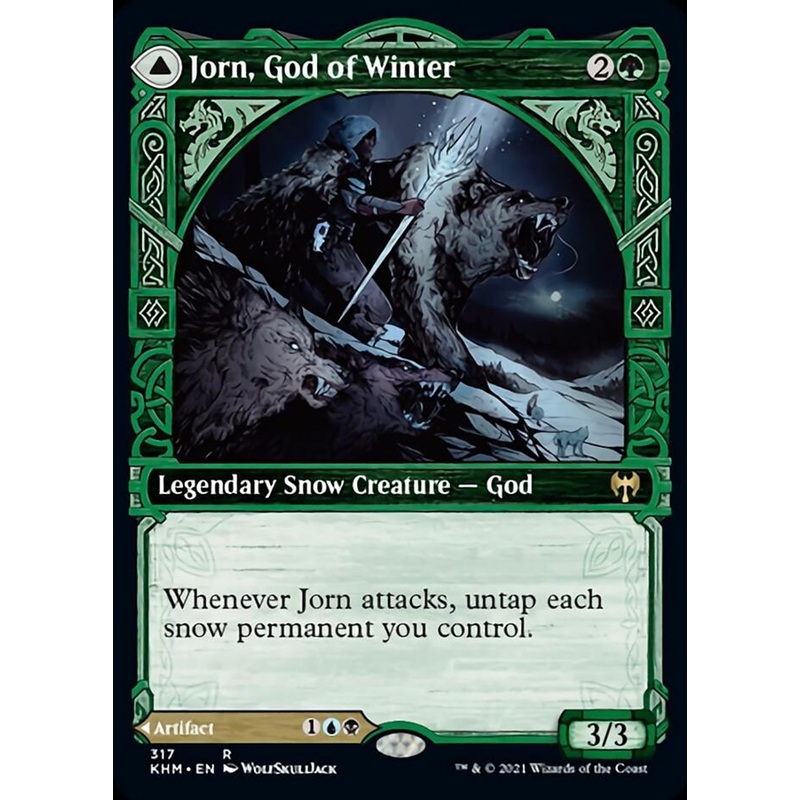 Jorn, God of Winter // Kaldring, the Rimestaff (Showcase) [Kaldheim]