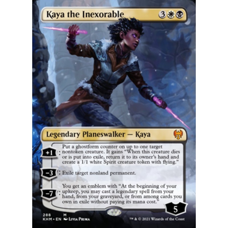 Kaya the Inexorable (Borderless) [Kaldheim]