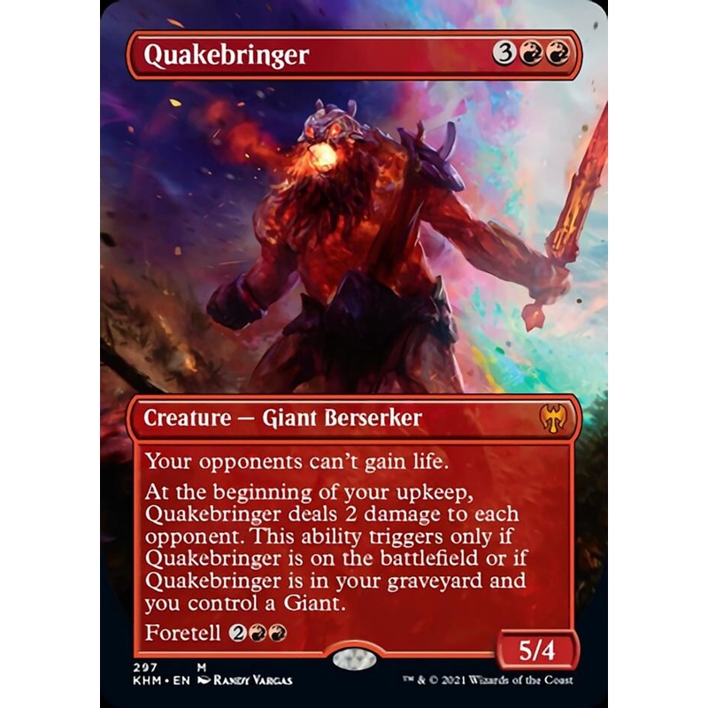 Quakebringer (Borderless Alternate Art) [Kaldheim]