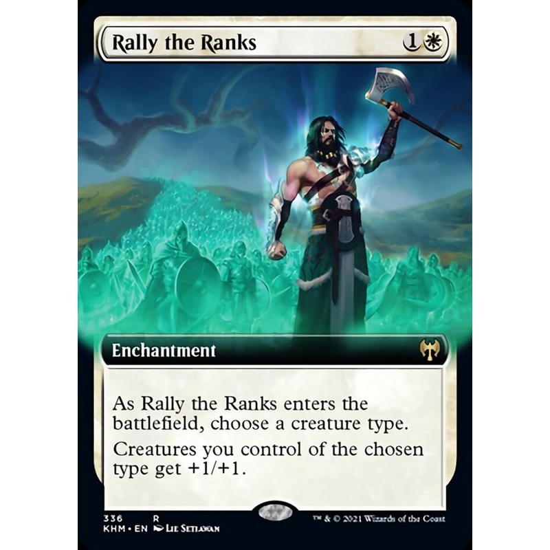 Rally the Ranks (Extended Art) [Kaldheim]