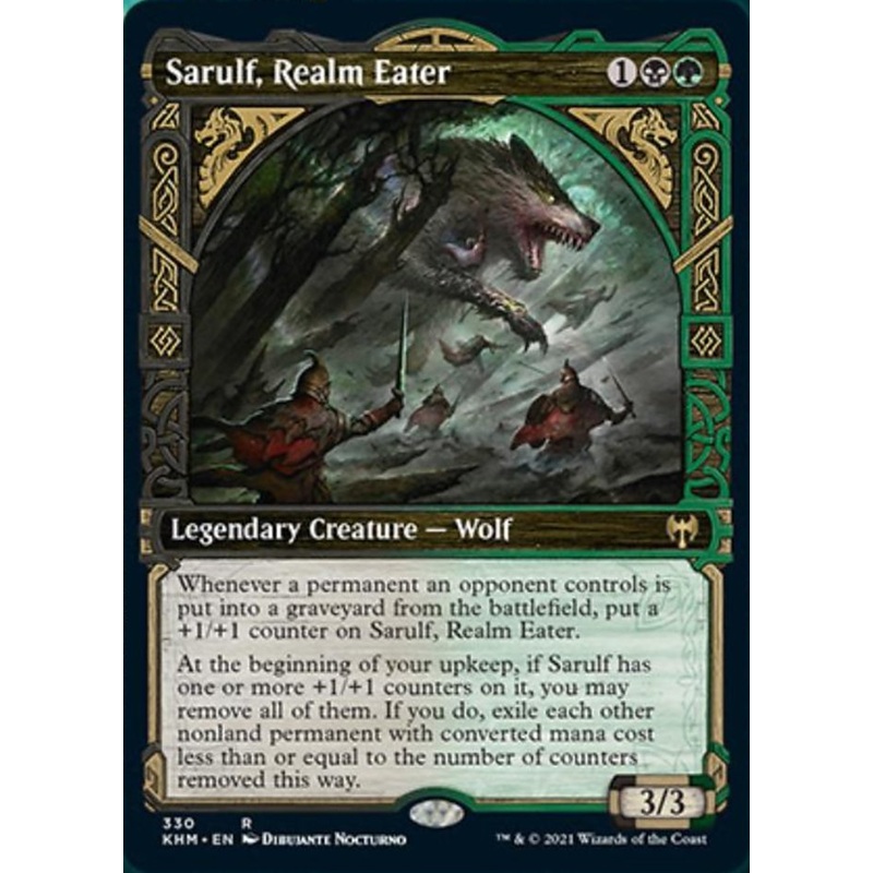 Sarulf, Realm Eater (Showcase) [Kaldheim]