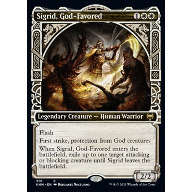 Sigrid, God-Favored (Showcase) [Kaldheim]