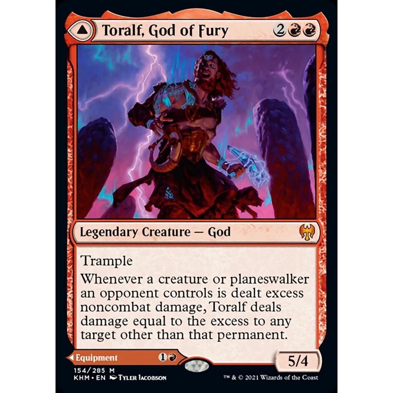 Toralf, God of Fury // Toralf's Hammer [Kaldheim]