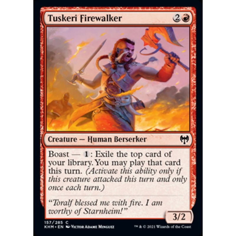 Tuskeri Firewalker [Kaldheim]