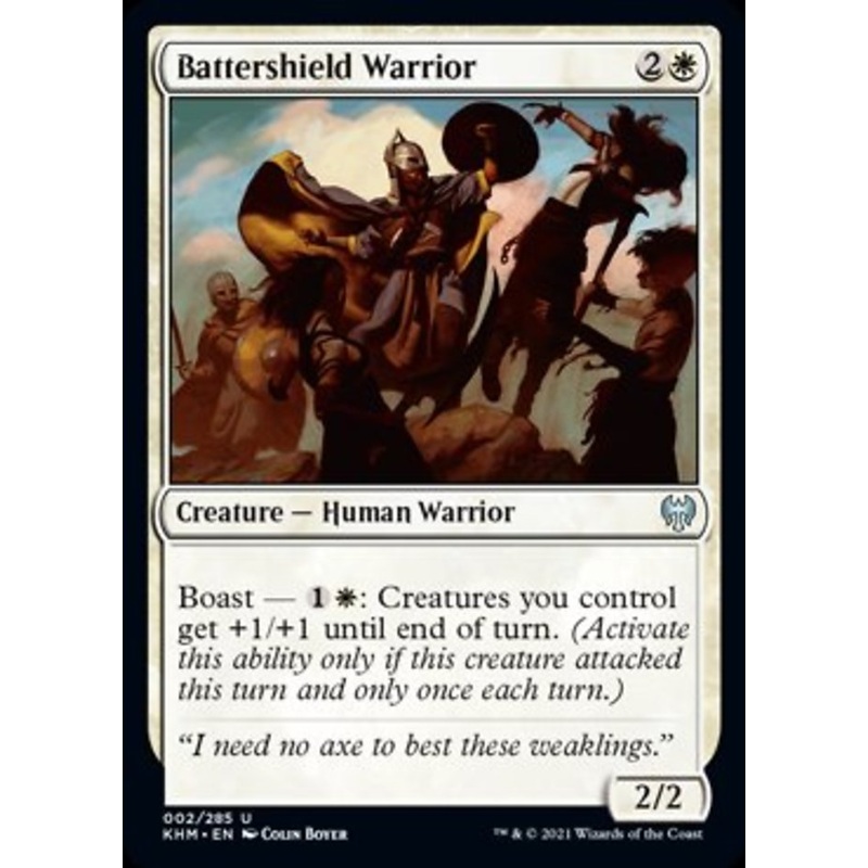 Battershield Warrior [Kaldheim]