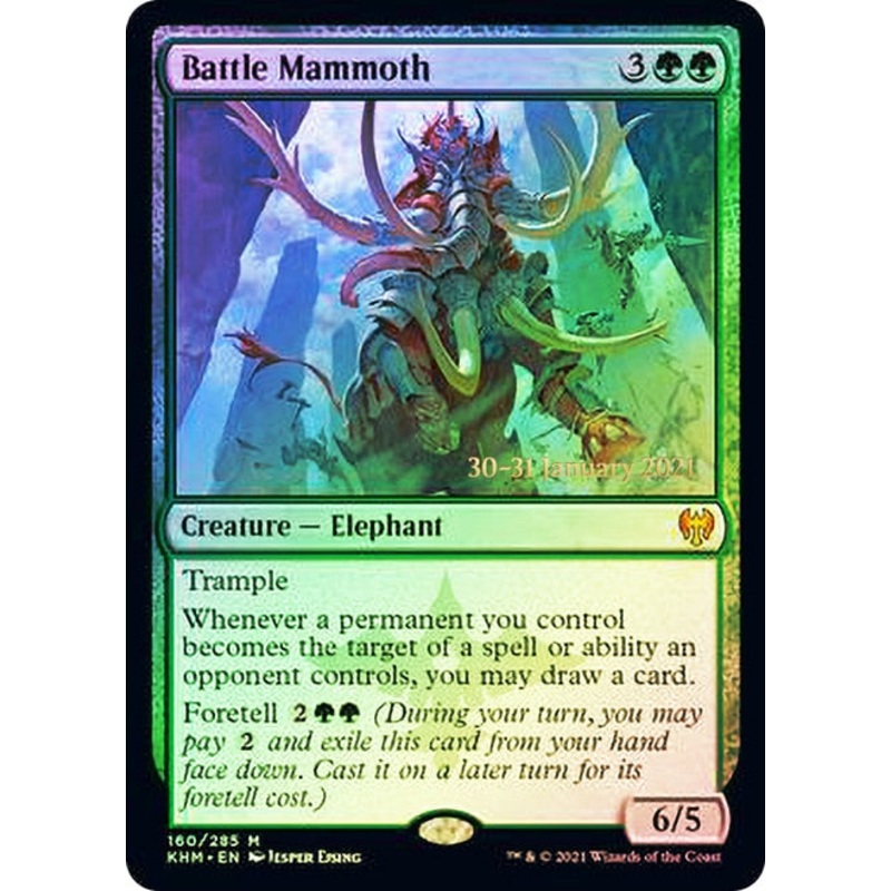 Battle Mammoth [Kaldheim Prerelease Promos]