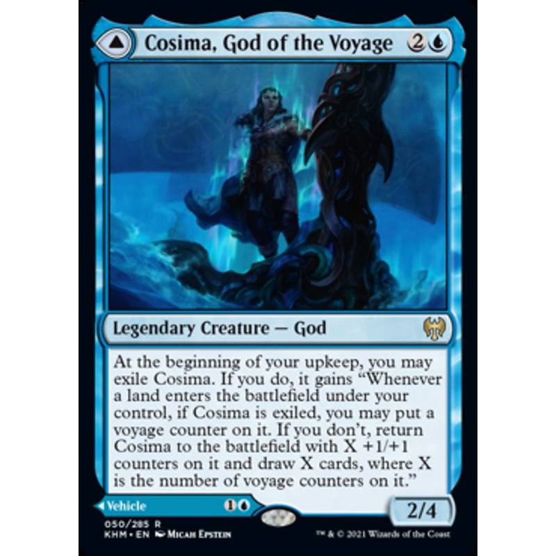 Cosima, God of the Voyage // The Omenkeel [Kaldheim]