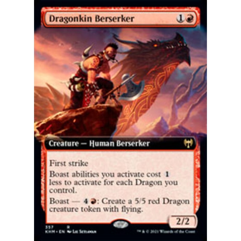 Dragonkin Berserker (Extended Art) [Kaldheim]