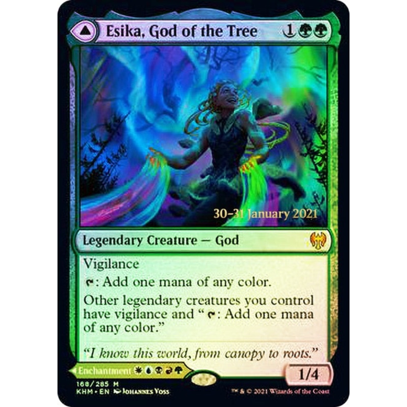 Esika, God of the Tree // The Prismatic Bridge [Kaldheim Prerelease Promos]