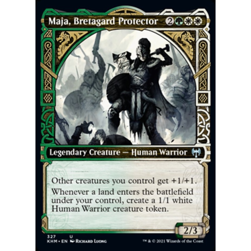 Maja, Bretagard Protector (Showcase) [Kaldheim]