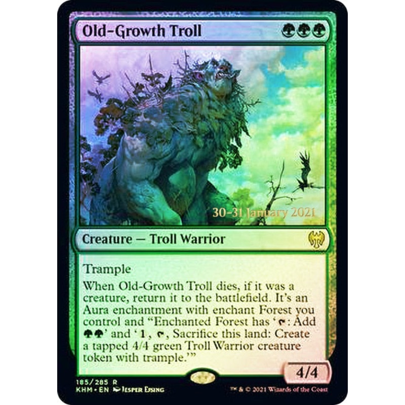 Old-Growth Troll [Kaldheim Prerelease Promos]