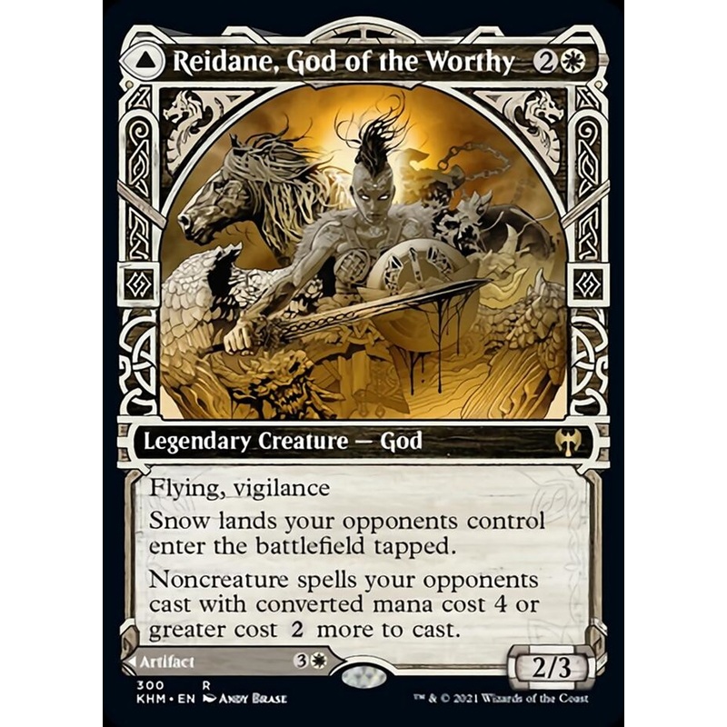 Reidane, God of the Worthy // Valkmira, Protector's Shield (Showcase) [Kaldheim]